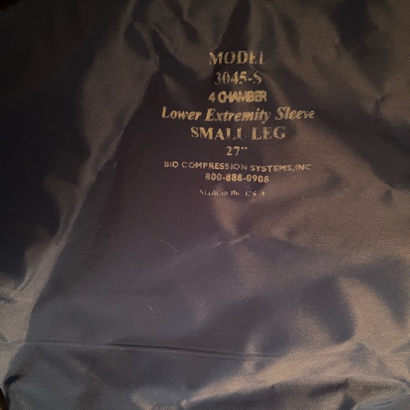 Bio Compression Systems model SC 3004 Sequential Circulator w/ 1 Leg Sleeve - Picture 4 of 8